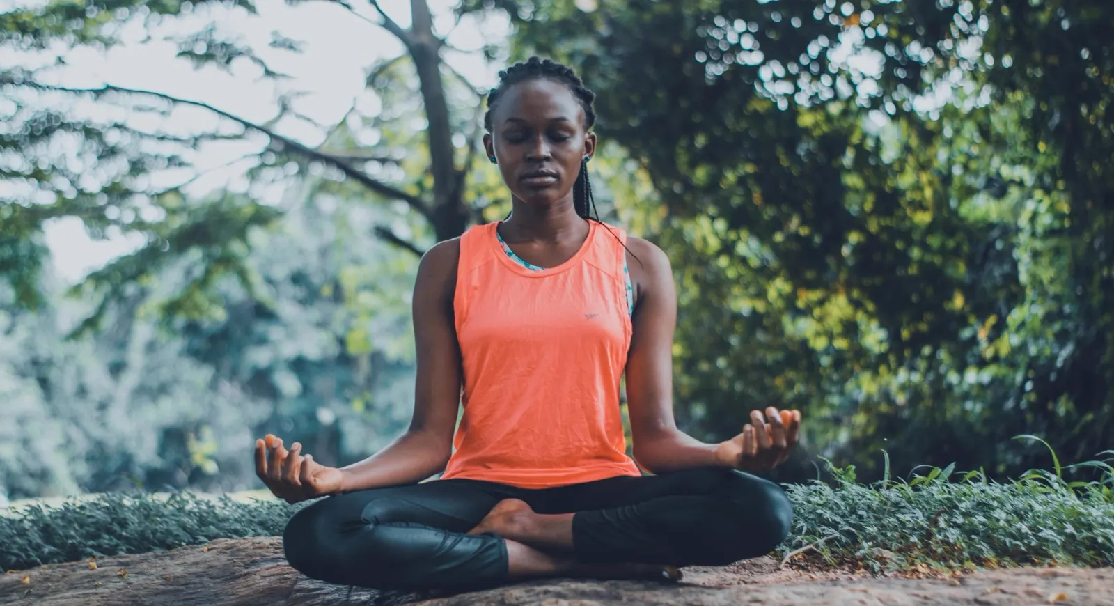 Focused exercise session for stress relief